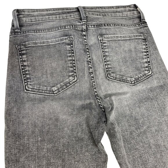 FIDELITY DENIM Juniper Crop Cropped Flare Women's Jeans Denim Surfire Grey SZ 27 - Picture 9 of 16